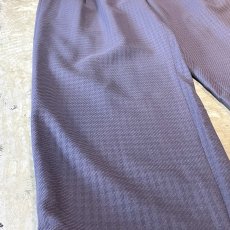 画像7: ALL OVER PATTERN PURPLE COLOR WIDE SLACKS / W30 (7)