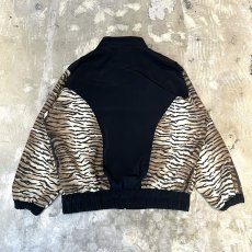 画像2: OLD LAME MIX LEOPARD PATTERN SWITCHED ZIP UP JACKET / Mens L (2)