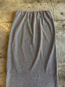 画像6: SILVER COLOR GLITTER SIDE SLIT DESIGN SKIRT / W25~W34 (6)