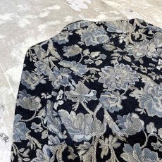 画像9: ALL OVER FLORAL PATTERN STAND COLLAR GOBELIN JACKET / Mens L(S) (9)