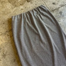 画像3: SILVER COLOR GLITTER SIDE SLIT DESIGN SKIRT / W25~W34 (3)