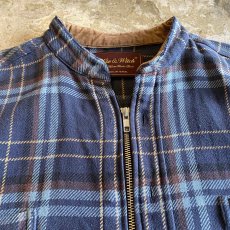 画像5: 【Wiz&Witch】"WANDERER" NO COLLAR ZIP UP FLANNEL SHIRT / OS (5)