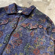 画像4: ALL OVER FLORAL GRAPHIC PATTERN GOBELIN JACKET / Mens M(S) (4)