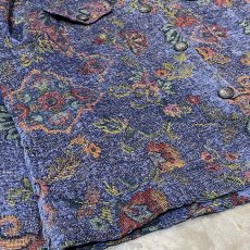 画像5: ALL OVER FLORAL GRAPHIC PATTERN GOBELIN JACKET / Mens M(S) (5)