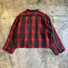 画像2: 【Wiz&Witch】"WANDERER" NO COLLAR ZIP UP FLANNEL SHIRT / OS (2)