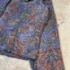 画像6: ALL OVER FLORAL GRAPHIC PATTERN GOBELIN JACKET / Mens M(S) (6)