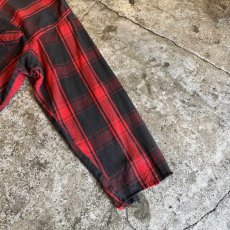 画像6: 【Wiz&Witch】"WANDERER" NO COLLAR ZIP UP FLANNEL SHIRT / OS (6)