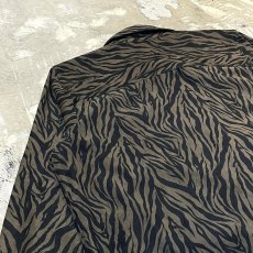 画像9: ALL OVER ZEBRA PATTERN L/S SHIRT / Mens L(M) (9)