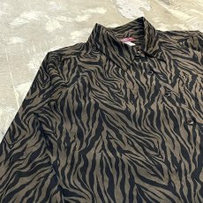 画像3: ALL OVER ZEBRA PATTERN L/S SHIRT / Mens L(M) (3)