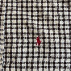 画像11: 【RALPH LAUREN】CHECK PATTERN DOWN DAMAGE SHORT DESIGN L/S SHIRT / Ladies L(M) (11)