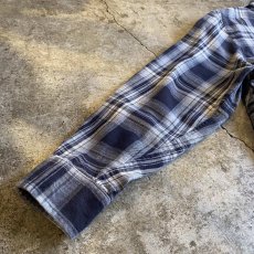 画像8: 【LAUREN RALPH LAUREN】CUT OFF DESIGN STAND COLLAR FLANNEL SHIRT / Ladies 1X(L) (8)