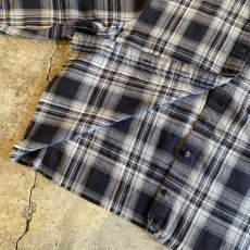 画像9: 【LAUREN RALPH LAUREN】CUT OFF DESIGN STAND COLLAR FLANNEL SHIRT / Ladies 1X(L) (9)