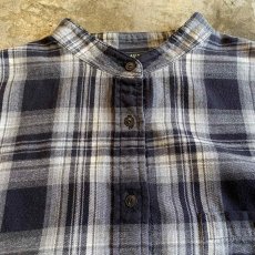 画像6: 【LAUREN RALPH LAUREN】CUT OFF DESIGN STAND COLLAR FLANNEL SHIRT / Ladies 1X(L) (6)