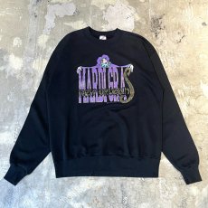 画像1: 90's "MARDI GRAS" CLOWN PRINTED SWEAT / Mens L / MADE IN USA (1)