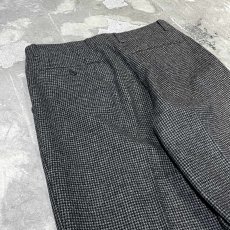 画像9: 【CHRISTIAN DIOR】ALL OVER PATTERN STRAIGHT WOOL SLACKS / W29 (9)