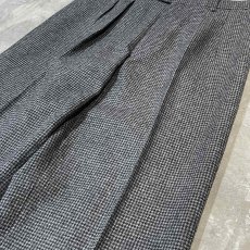 画像4: 【CHRISTIAN DIOR】ALL OVER PATTERN STRAIGHT WOOL SLACKS / W29 (4)