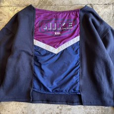 画像9: 【NIKE】BACK FRONT SWITCHING DESIGN SHORT L/S SWEAT / Ladies M (9)