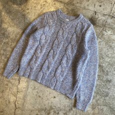 画像4: MIX COLOR PATTERN DESIGN KNIT SWEATER / Ladies M (4)