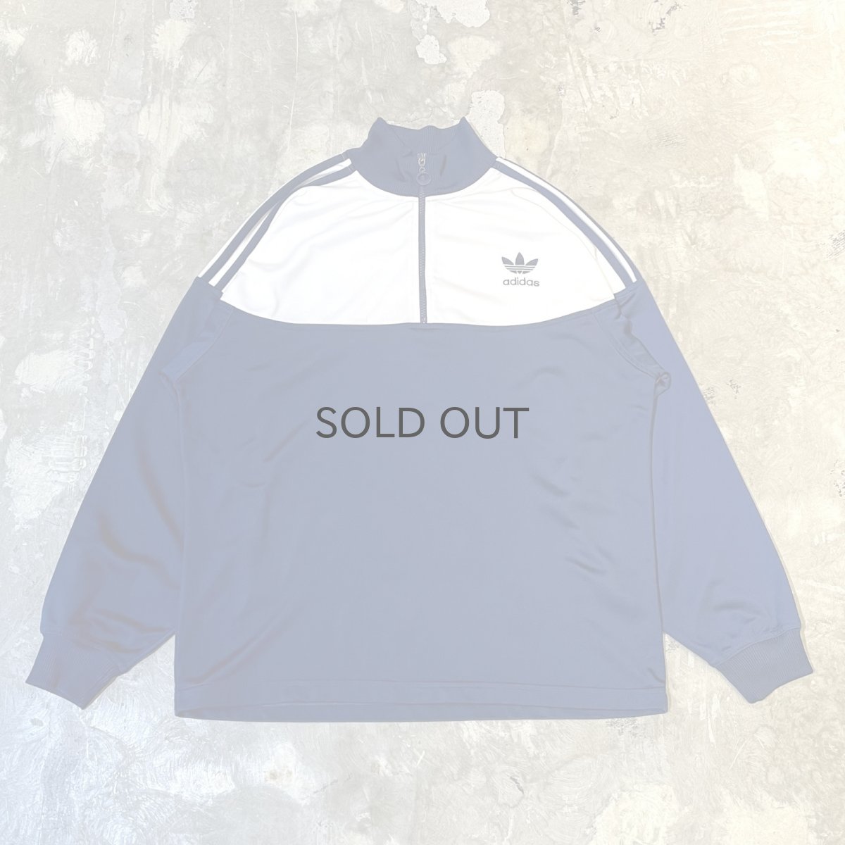 画像1: 90's【adidas】COLOR SWITCHED LOGO HALF ZIP SWEAT / Mens S(L) (1)