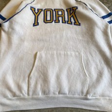 画像7: 80's "YORK" LOGO PRINTED DESIGN COLOR SWEAT HOODIE / Ladies XL(L) (7)