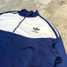 画像4: 90's【adidas】COLOR SWITCHED LOGO HALF ZIP SWEAT / Mens S(L) (4)