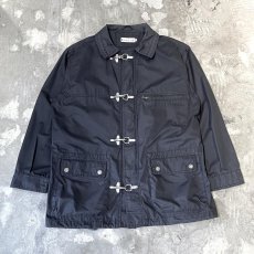 画像1: CHARCOAL COLOR MULTI POCKET FIREMAN JACKET / Mens M(L) (1)