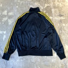 画像2: BICOLOR SLEEVE LINE HI-NECK TRACK JACKET / Mens L / MADE IN USA (2)