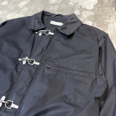 画像4: CHARCOAL COLOR MULTI POCKET FIREMAN JACKET / Mens M(L) (4)