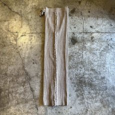 画像3: BEIGE COLOR SIDE FRINGE LINE DESIGN RIB KNIT PANTS / W26~W33 (3)