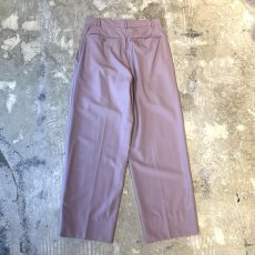 画像2: PALE PURPLE COLOR 3TUCKSTRAIGHT SLACKS / W30 (2)