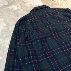 画像9: 70's【PENDLETON】STUDS DECORATIVE CHECK PATTERN WOOL SHIRT / Mens L / MADE IN USA (9)