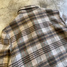 画像10: WOOL DESIGN CHECK PATTERN L/S SHIRT / Ladies M (10)