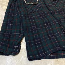 画像5: 70's【PENDLETON】STUDS DECORATIVE CHECK PATTERN WOOL SHIRT / Mens L / MADE IN USA (5)