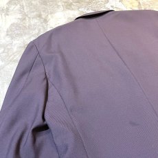 画像9: PURPLE COLOR DOUBLE BREASTED TAILORED JACKET / Mens L (9)