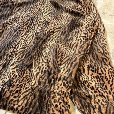 画像6: ALL OVER LEOPARD PATTERN ZIP UP HOODIE JACKET / Mens L (6)