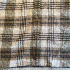 画像6: WOOL DESIGN CHECK PATTERN L/S SHIRT / Ladies M (6)