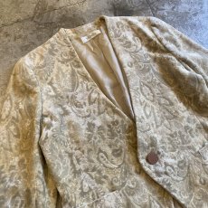 画像3: ORIENTAL ALL OVER PATTERN DESIGN VELVET JACKET / Ladies M (3)