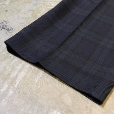 画像8: ALL OVER BLACKWATCH PATTERN STRAIGHT SLACKS / W31 (8)