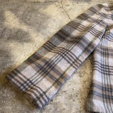 画像7: WOOL DESIGN CHECK PATTERN L/S SHIRT / Ladies M (7)