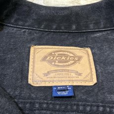 画像10: 【DICKIES】OVER SILHOUETTE BLACK COLOR DENIM JACKET / Mens XXL (10)