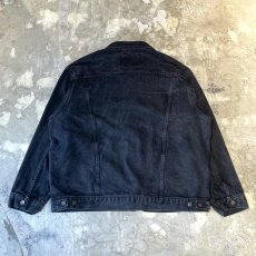 画像2: 【DICKIES】OVER SILHOUETTE BLACK COLOR DENIM JACKET / Mens XXL (2)