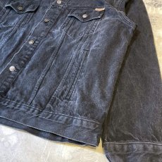 画像6: 【DICKIES】OVER SILHOUETTE BLACK COLOR DENIM JACKET / Mens XXL (6)