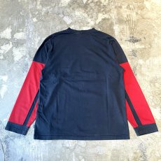 画像2: 【NIKE】BICOLOR SWITCHEDLOGO EMBROIDERY  L/S TEE / Mens M(L) (2)