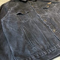 画像5: 【DICKIES】OVER SILHOUETTE BLACK COLOR DENIM JACKET / Mens XXL (5)