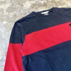 画像3: 【NIKE】BICOLOR SWITCHEDLOGO EMBROIDERY  L/S TEE / Mens M(L) (3)