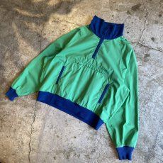 画像4: OLD BICOLOR DESIGN HALF ZIP UP ANORAK L/S TOPS / Ladies XL (4)