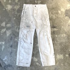 画像1: 【DICKIES】ALL OVER PAINTED DAMAGE WORK PANTS / W34 (1)