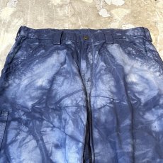 画像11: 【CARHARTT】ALL OVER TIE DYE PATTERN WORK PANTS / W34 (11)