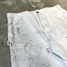 画像3: 【DICKIES】ALL OVER PAINTED DAMAGE WORK PANTS / W34 (3)