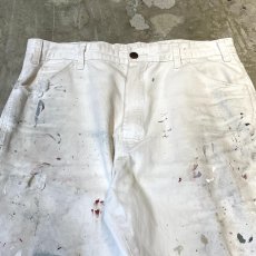 画像10: 【DICKIES】ALL OVER PAINTED DAMAGE WORK PANTS / W34 (10)